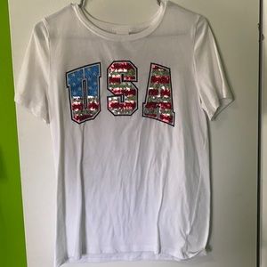 Women’s PINK Fourth of July tee shirt